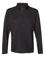 Adidas A475 Lightweight Mélange Quarter-Zip Pullover #color_Black Melange