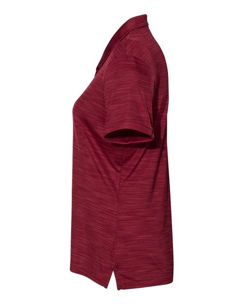 Adidas A403 Women's Mélange Polo #color_Collegiate Burgundy Melange