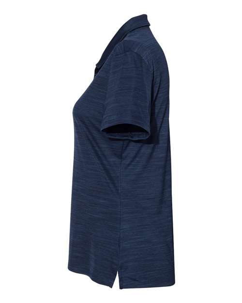 Adidas A403 Women's Mélange Polo #color_Collegiate Navy Melange
