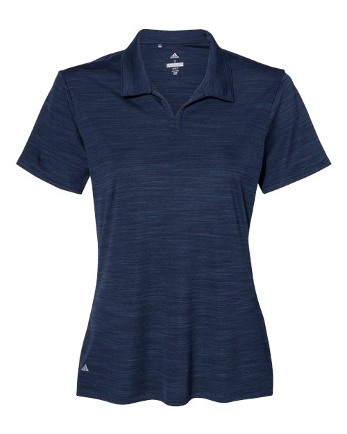 Adidas A403 Women's Mélange Polo #color_Collegiate Navy Melange
