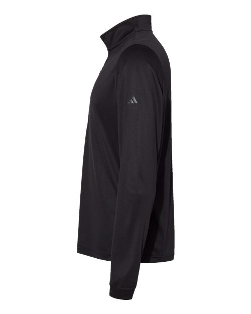 Adidas A401 Lightweight Quarter-Zip Pullover #color_Black