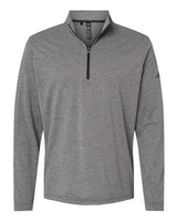Adidas A401 Lightweight Quarter-Zip Pullover #color_Black Heather