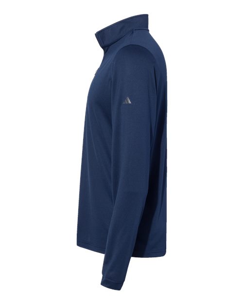 Adidas A401 Lightweight Quarter-Zip Pullover #color_Collegiate Navy