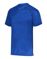 Augusta Sportswear AG1565 Adult Attain 2-Button Baseball Jersey #color_ROYAL