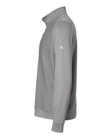 Adidas A295 Performance Textured Quarter-Zip Pullover #color_Grey Three