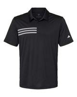 Adidas A324 3-Stripes Chest Polo #color_Black/ White