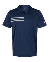 Adidas A324 3-Stripes Chest Polo #color_Collegiate Navy/ White