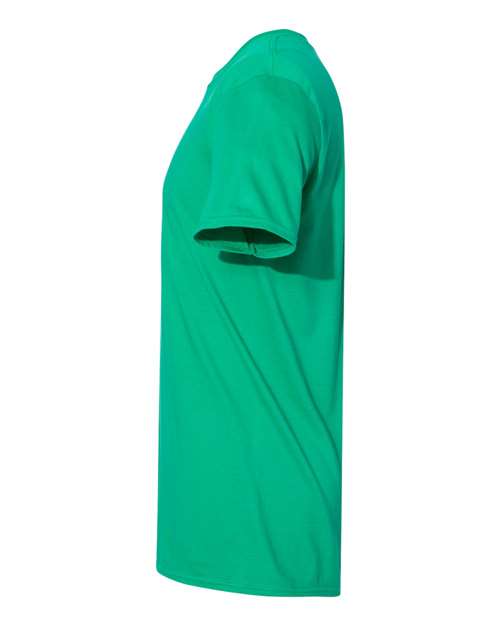 Gildan G640 Adult Softstyle 4.5 oz T-Shirt #color_KELLY GREEN