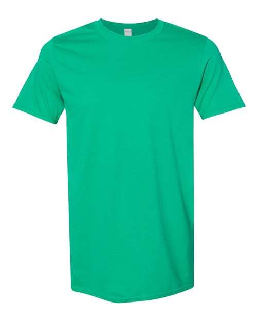 Gildan G640 Adult Softstyle 4.5 oz T-Shirt #color_KELLY GREEN