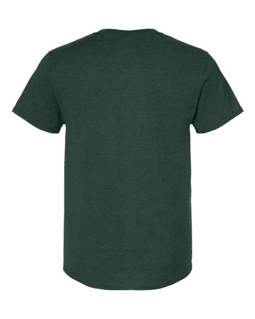 Jerzees 560MR Adult Premium Blend Ring-Spun T-Shirt #color_FOREST GRN HTHR