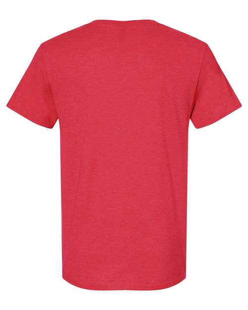 Jerzees 560MR Adult Premium Blend Ring-Spun T-Shirt #color_FIERY RED HTHR