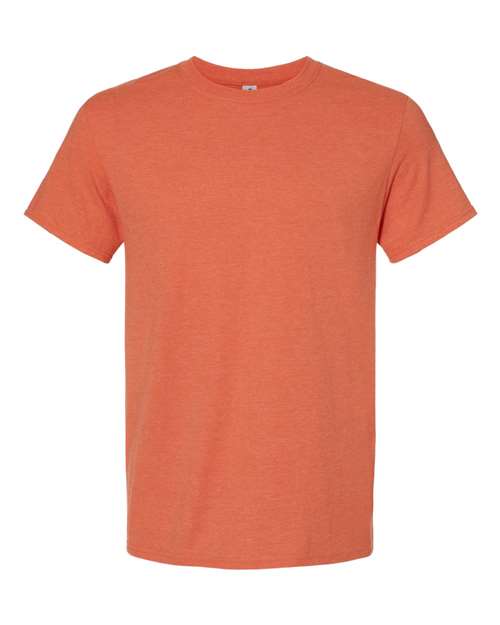 Jerzees 560MR Adult Premium Blend Ring-Spun T-Shirt #color_VIN HTHR ORANGE