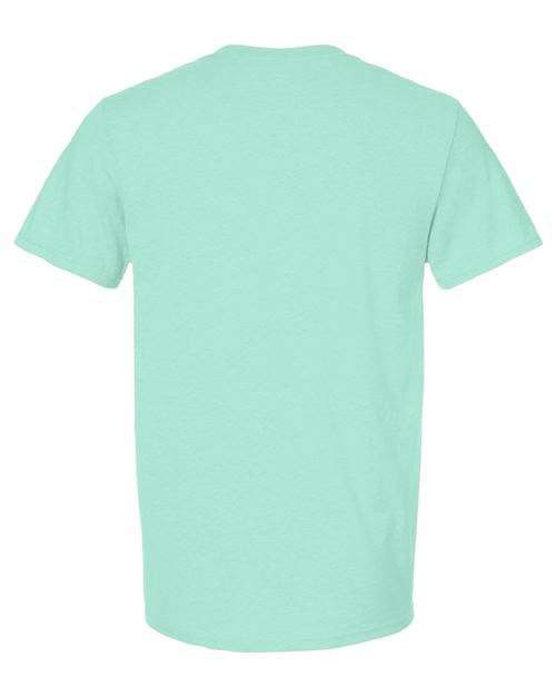 Jerzees 560MR Adult Premium Blend Ring-Spun T-Shirt #color_MINT TO BE HTHR