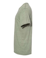 Jerzees 88MR Adult Snow Heather T-Shirt #color_MLTRY GRN SNW HT