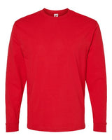 Hanes 5286 Men's ComfortSoft Cotton Long-Sleeve T-Shirt #color_ATHLETIC RED