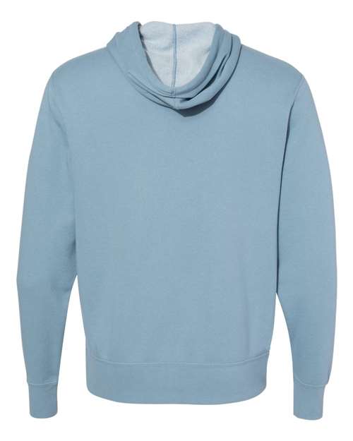 Independent Trading Co. AFX90UNZ Lightweight Full-Zip Hooded Sweatshirt #color_Misty Blue