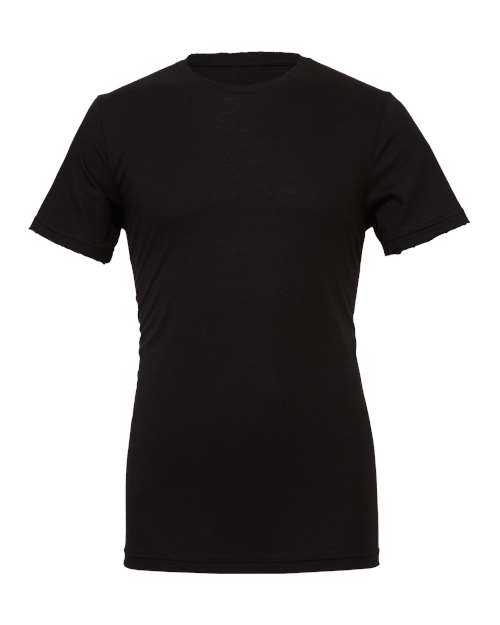 Bella + Canvas 3001CVC Unisex Heather CVC T-Shirt #color_SOLID BLK BLEND