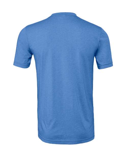 Bella + Canvas 3001CVC Unisex Heather CVC T-Shirt #color_HTHR COLUM BLUE