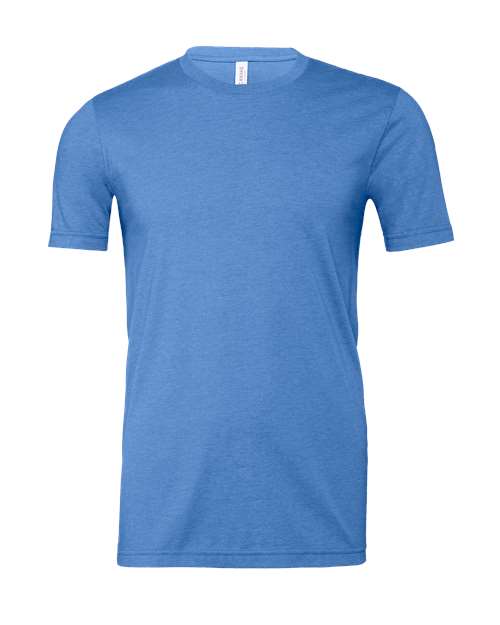 Bella + Canvas 3001CVC Unisex Heather CVC T-Shirt #color_HTHR COLUM BLUE