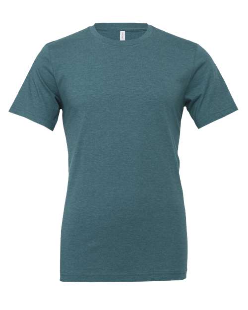 Bella + Canvas 3001CVC Unisex Heather CVC T-Shirt #color_HEATHR DEEP TEAL