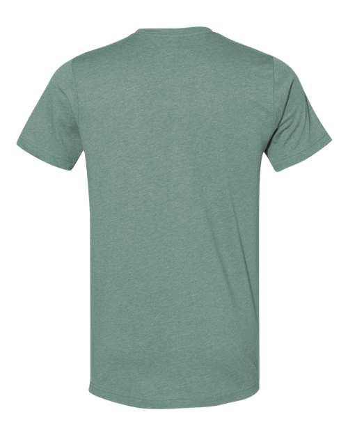 Bella + Canvas 3001CVC Unisex Heather CVC T-Shirt #color_HTHR DUSTY BLUE
