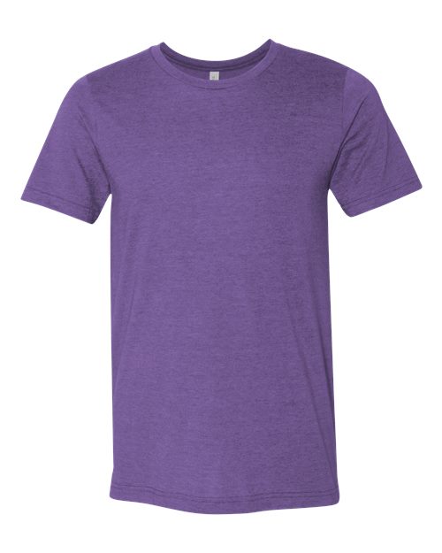 Bella + Canvas 3001CVC Unisex Heather CVC T-Shirt #color_HTHR TEAM PURPLE