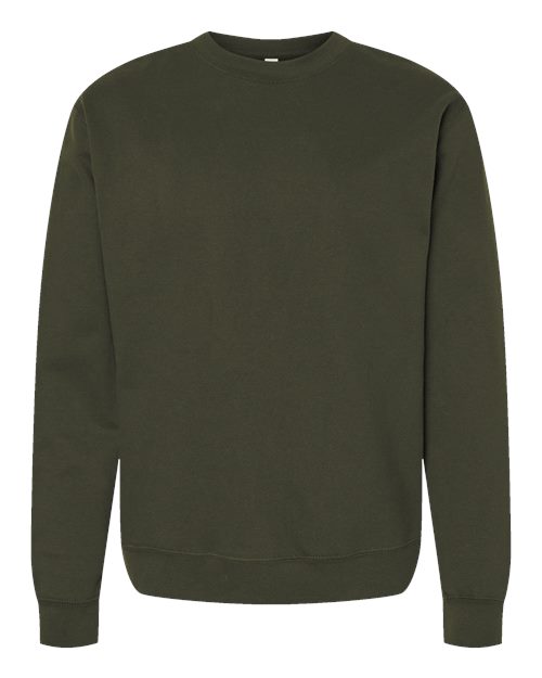 Independent Trading Co. SS3000 Midweight Crewneck Sweatshirt #color_Army