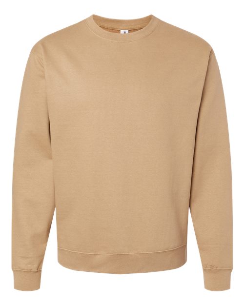 Independent Trading Co. SS3000 Midweight Crewneck Sweatshirt #color_Sandstone