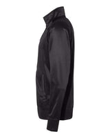 Independent Trading Co. EXP70PTZ Lightweight Poly-Tech Full-Zip Track Jacket #color_Black/ Black