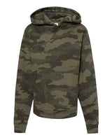 Independent Trading Co. SS4001Y Youth Midweight Hooded Sweatshirt #color_Forest Camo