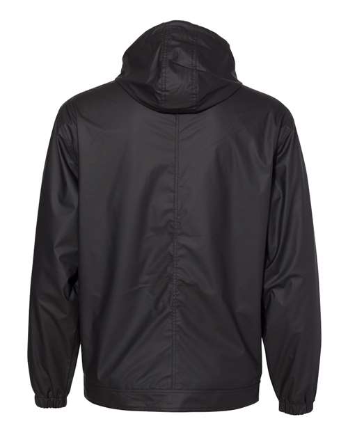 Weatherproof 193910 Vintage Hooded Rain Jacket #color_Black