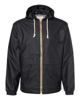 Weatherproof 193910 Vintage Hooded Rain Jacket #color_Black