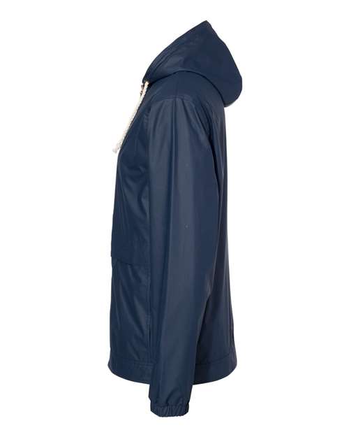 Weatherproof 193910 Vintage Hooded Rain Jacket #color_Navy