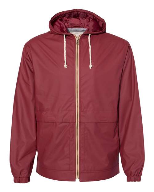 Weatherproof 193910 Vintage Hooded Rain Jacket #color_Biking Red
