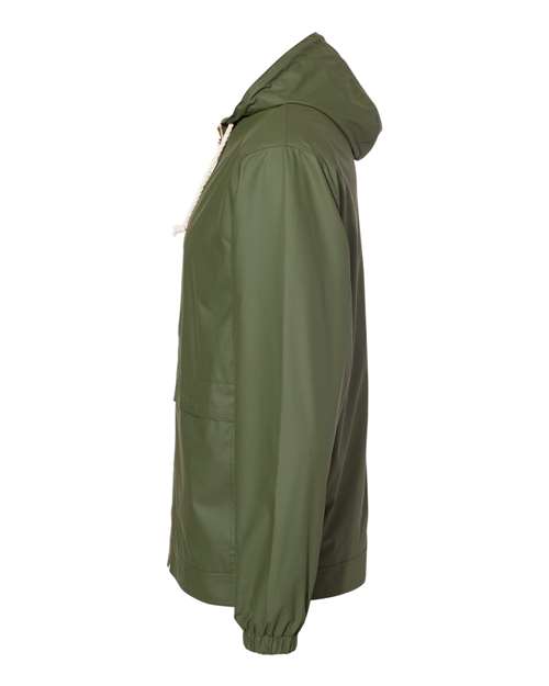 Weatherproof 193910 Vintage Hooded Rain Jacket #color_Bronze Green