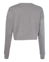 Bella + Canvas B7503 Ladies' Cropped Fleece Crew #color_DEEP HEATHER