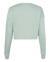 Bella + Canvas B7503 Ladies' Cropped Fleece Crew #color_DUSTY BLUE