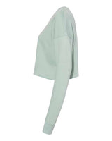 Bella + Canvas B7503 Ladies' Cropped Fleece Crew #color_DUSTY BLUE