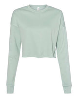 Bella + Canvas B7503 Ladies' Cropped Fleece Crew #color_DUSTY BLUE