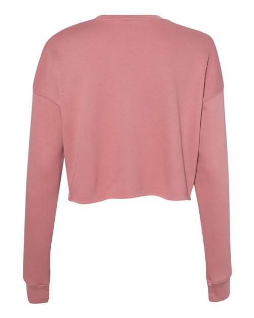 Bella + Canvas B7503 Ladies' Cropped Fleece Crew #color_MAUVE