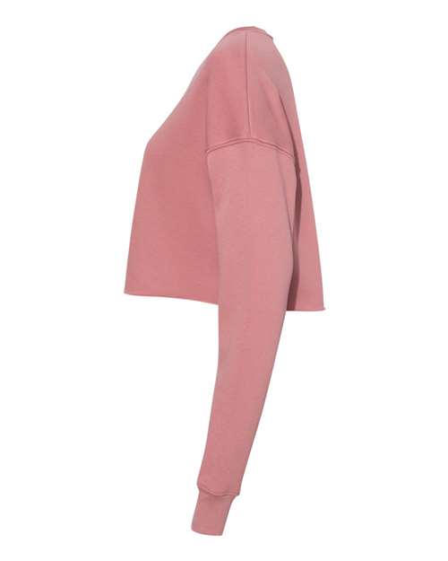 Bella + Canvas B7503 Ladies' Cropped Fleece Crew #color_MAUVE