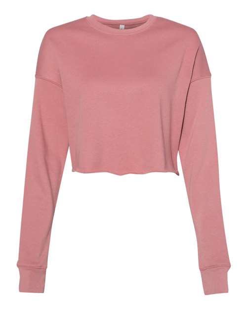 Bella + Canvas B7503 Ladies' Cropped Fleece Crew #color_MAUVE