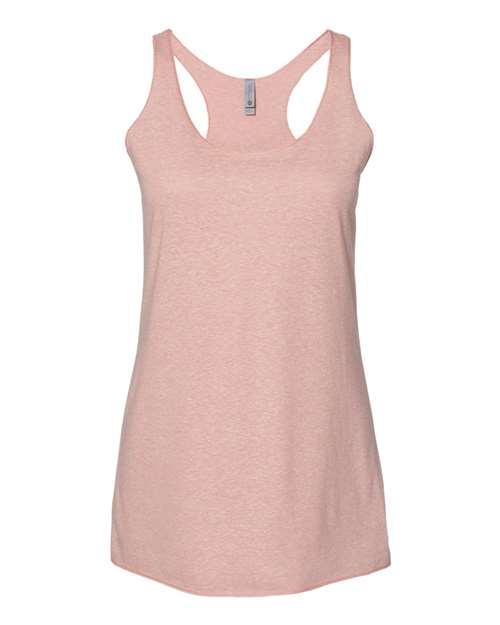 Next Level 6733 Ladies' Triblend Racerback Tank #color_DESERT PINK