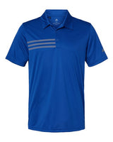 Adidas A324 3-Stripes Chest Polo #color_Collegiate Royal/ Grey Three