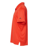 Adidas A324 3-Stripes Chest Polo #color_Blaze Orange/ Black