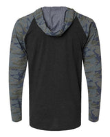 LAT 6917 Men's Hooded Raglan Long Sleeve Fine Jersey T-Shirt #color_V SMK/ V CMO/ BK