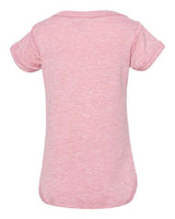 Rabbit Skins 4491 Infant Harborside Melange Jersey Bodysuit #color_MAUVELOUS MLANGE