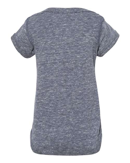 Rabbit Skins 4491 Infant Harborside Melange Jersey Bodysuit #color_NAVY MELANGE