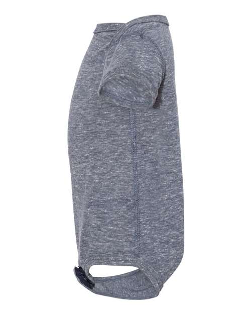 Rabbit Skins 4491 Infant Harborside Melange Jersey Bodysuit #color_NAVY MELANGE