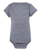 Rabbit Skins 4491 Infant Harborside Melange Jersey Bodysuit #color_NAVY MELANGE